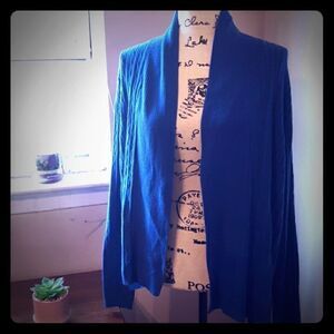 💫💫💫BELK ROYAL BLUE CABLE KNIT CARDIGAN SIZE MEDIUM